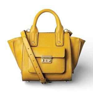 3.1 Phillip Lim Yellow Mini Crossbody Tote | Leather | Designer Bag